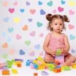Colorful Love Heart Wall Stickers – Modern Waterproof Wall Decals (10 Pieces Full Set - 110 Stickers Total) - Image 2