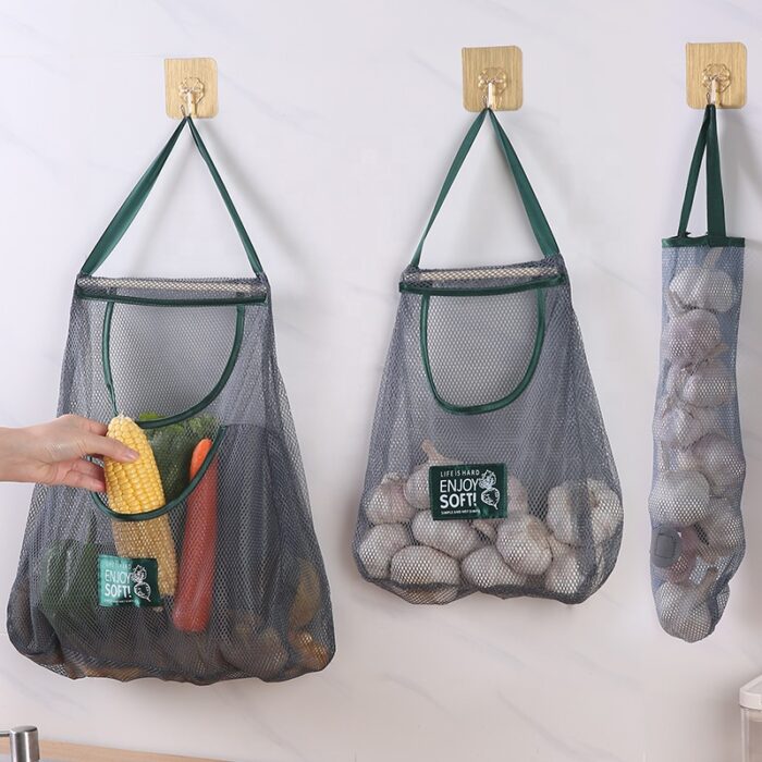 3 (Pcs) Kitchen Wall-Mounted Storage Bag Set - Image 6