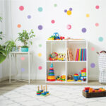 Colorful Dot Wall Stickers – Waterproof PVC Wall Decals for Kids Room & Home Decor (130 Dots | 10 Sheet Full Set) - Image 4