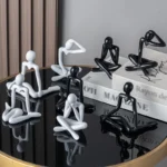 অ্যাবস্ট্রাক্ট মিনিমাল শো পিস - Stylish Desk & Table Decor