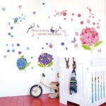 Colorful Natural Flower Wall Stickers – Traceless Self-Adhesive - Image 5