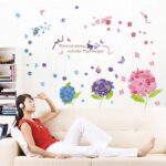 Colorful Natural Flower Wall Stickers – Traceless Self-Adhesive - Image 4