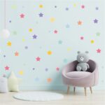 Premium Colorful Star Wall Stickers - Instant Makeover